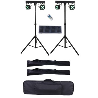 Qtx Stereo Twin PAR Bar