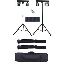 Qtx Stereo Twin PAR Bar