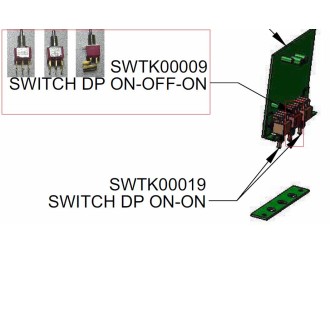 KRK VXT8 SWITCH DP-ON-OFF-ON - SWTK00009,  KRK SWTK00009