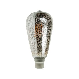 4W Dimmable LED ST64 Crackle Filament Lamp 2200K BC