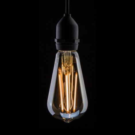 4W Dimmable LED ST64 Gold Filament Lamp 2200K BC