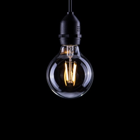 4W LED G80 Globe Filament Lamp 2700K ES