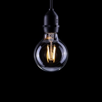 4W LED G80 Globe Filament Lamp 2700K ES