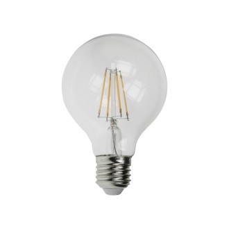 4W LED G80 Globe Filament Lamp 2700K ES