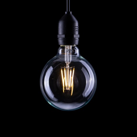 4W LED G95 Globe Filament Lamp 2700K ES