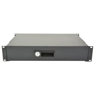 Adastra 19" Lockable Rack Drawer 2U