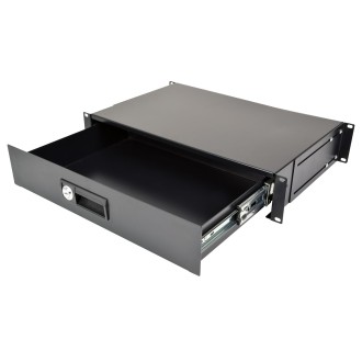 Adastra 19" Lockable Rack Drawer 2U