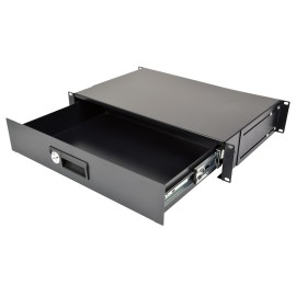 Adastra 19" Lockable Rack Drawer 2U