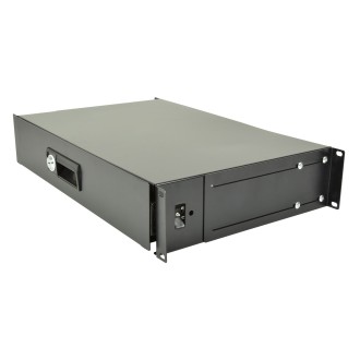 Adastra 19" Lockable Rack Drawer 2U