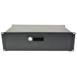 Adastra 19" Lockable Rack Drawer 3U