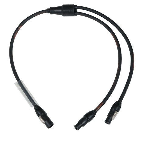 Moulded Y Split - 2.5mm PowerCON True1 Connectors