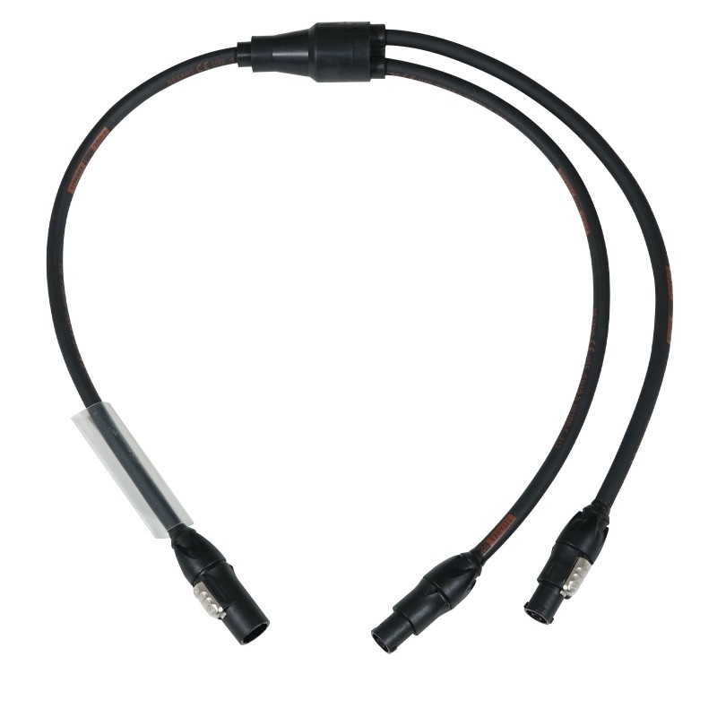 Moulded Y Split - 2.5mm PowerCON True1 Connectors