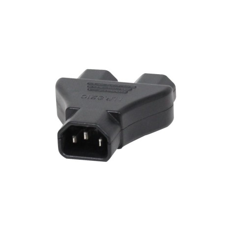 LEDJ Adapter IEC Male - 2 IEC Female 10A