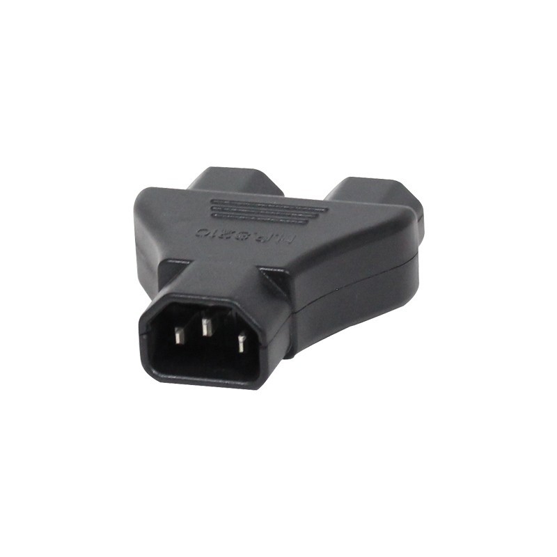 LEDJ Adapter IEC Male - 2 IEC Female 10A