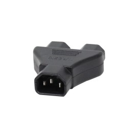 LEDJ Adapter IEC Male - 2 IEC Female 10A
