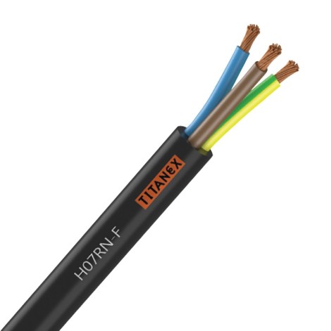 Titanex H07-RNF 4mm 3 Core Rubber Cable 100m