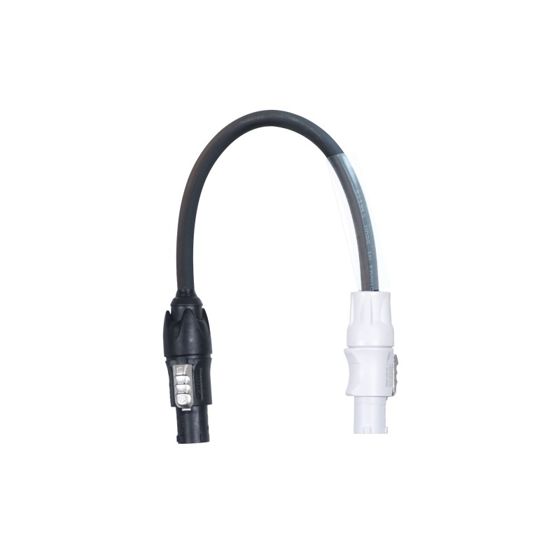 LEDJ 0.25m PowerCON B-type to Neutrik PowerCON TRUE1 Cable