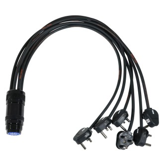 eLumen8 15A Male - Socapex 19-Pin Female 1.5mm Fan-In Cable