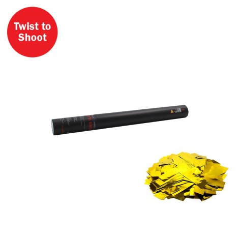 The Confetti Maker Handheld Confetti Cannon 50cm Gold