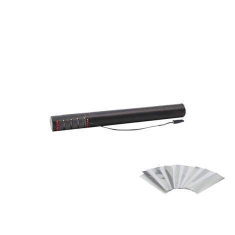 The Confetti Maker Electric Confetti Cannon 50cm White Silver
