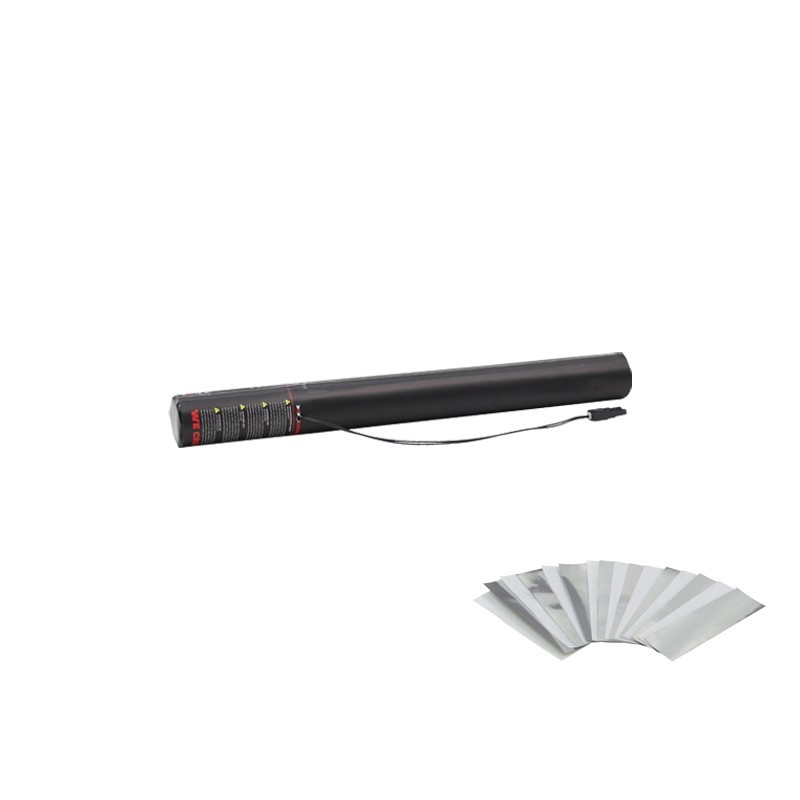 The Confetti Maker Electric Confetti Cannon 50cm White Silver