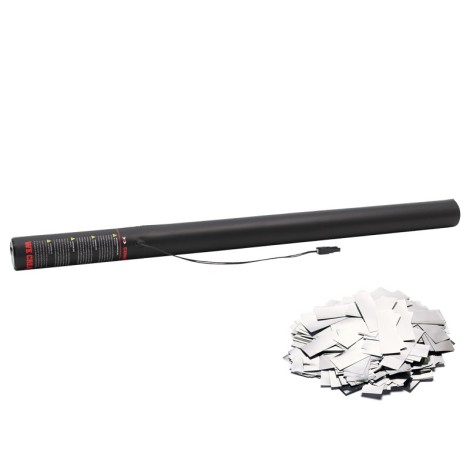 The Confetti Maker Electric Confetti Cannon 80cm Metallic Silver