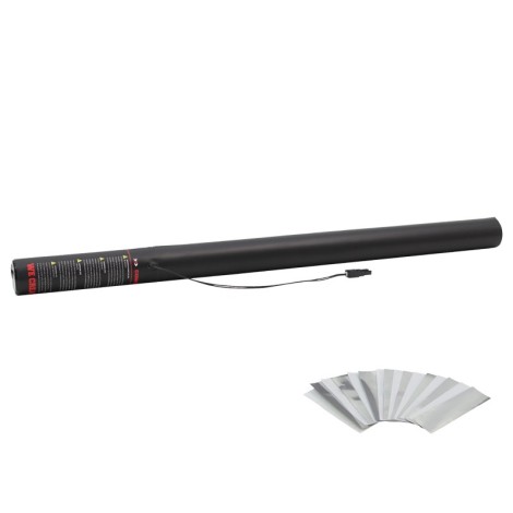 The Confetti Maker Electric Confetti Cannon 80cm White and Silver
