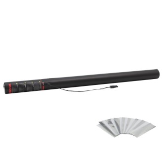 The Confetti Maker Electric Confetti Cannon 80cm White and Silver