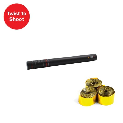The Confetti Maker Handheld Streamer Cannon 50cm Gold
