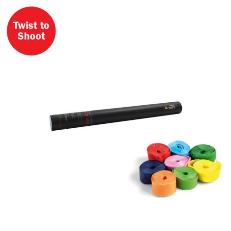 The Confetti Maker Handheld Streamer Cannon 50cm Multicoloured
