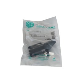 Neutrik XLR 6-Pin Male Cable Plug Black NC6MXX-BAG