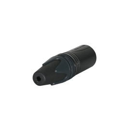 Neutrik XLR 6-Pin Male Cable Plug Black NC6MXX-BAG