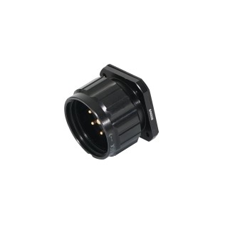 eLumen8 Socapex 7-Pin Panel Male Plug P7-PM-S-BK-UL