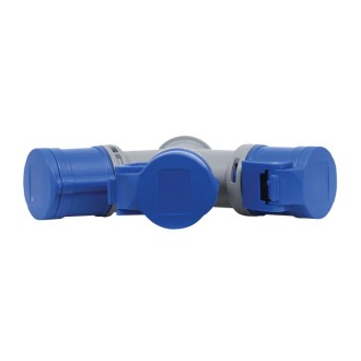 PCE 16A 230V T Connect - 3 Way 16A Splitter (9432000)