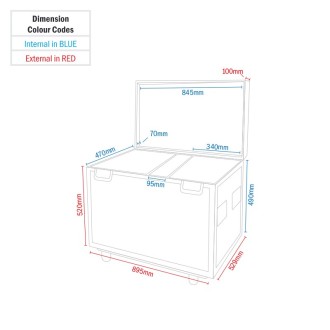 eLumen8 Twin 9RE Beam Flight Case