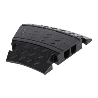 eLumen8 CP 230CB 2 Channel Cable Ramp 30 Degree Corner (Black Lid)