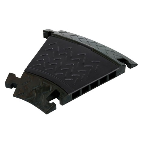 eLumen8 CP 535CB 5 Channel Cable Ramp 30 Degree Corner (Black Lid)