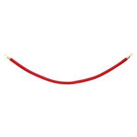 eLumen8 Gold Barrier Rope, Red Velvet