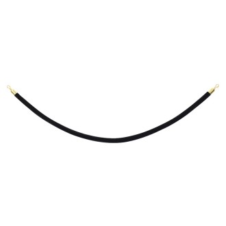 eLumen8 Gold Barrier Rope, Black Velvet