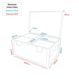Equinox Quad Midas Spot Flight Case