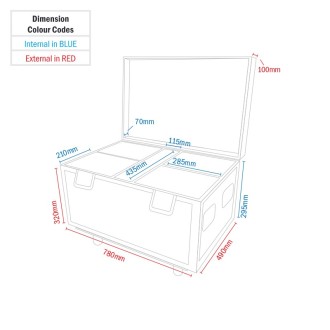 Equinox Quad Spark Stream Flight Case