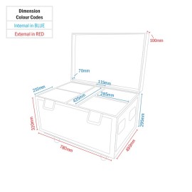 Equinox Quad Spark Stream Flight Case
