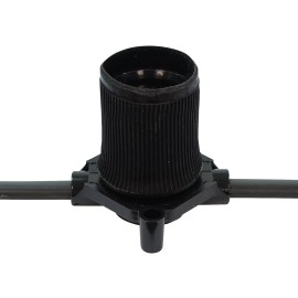 PCE 50m ES Festoon, 1m Spacing with 16A Plug and Socket