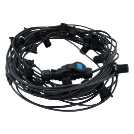 PCE 100m ES Festoon, 1m Spacing with 16A Plug and Socket