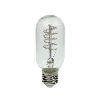 Prolite 4W LED T45 Funky Spiral Filament Lamp ES, Blue