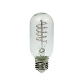Prolite 4W LED T45 Funky Spiral Filament Lamp ES, Blue