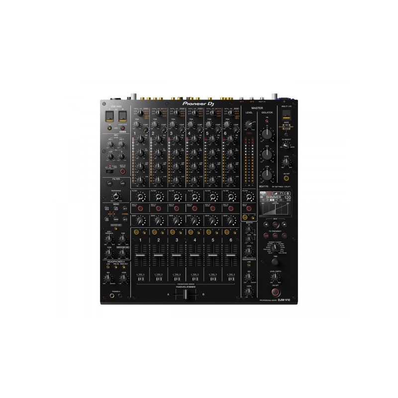 DJM-V10 6 Channel Professional DJ Mixer 96-Bit / 4-Band EQ