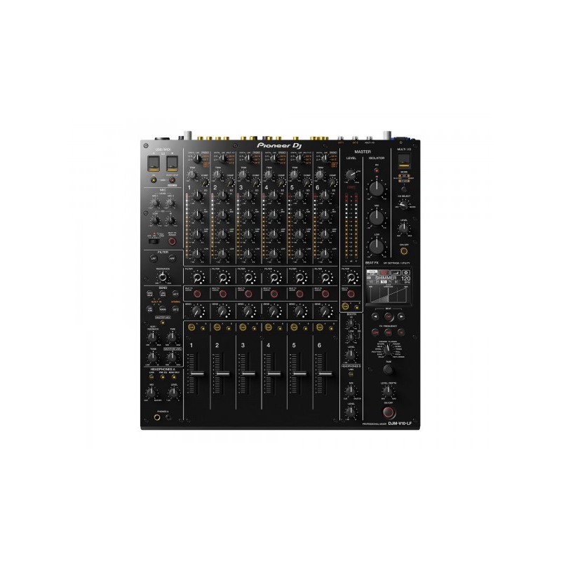 DJM-V10-LF 6Ch Pro DJ Mixer Long Faders & Optimised Curves