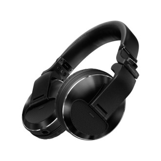 HDJ-X10-K Pro DJ 50mm Headphones with Swivel Ear Black