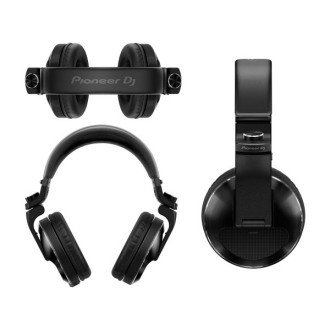 HDJ-X10-K Pro DJ 50mm Headphones with Swivel Ear Black